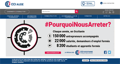 Desktop Screenshot of narbonne.cci.fr